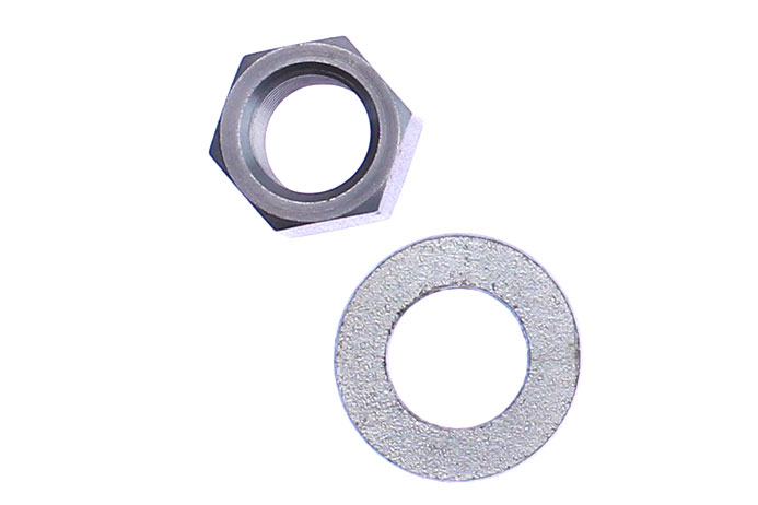 M12 x 1 LH Rotor Retaining Nut and washer suitable for Maico and Husqvarna models - NU12