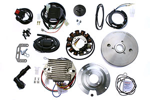 Ducati Wide case models 250, 350, 450 Digital CDI Ignition + Alternator 120w Kit - STK-164